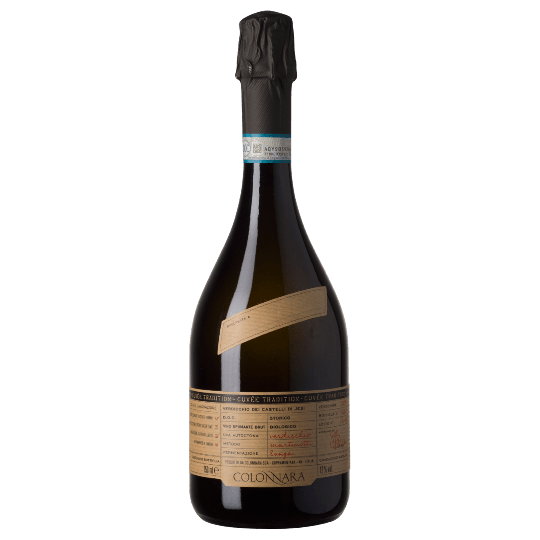 Uveggiando Enoteca Online|Colonnara | "Cuvée Tradition" Vino Spumante Brut Verdicchio | Doc Bio