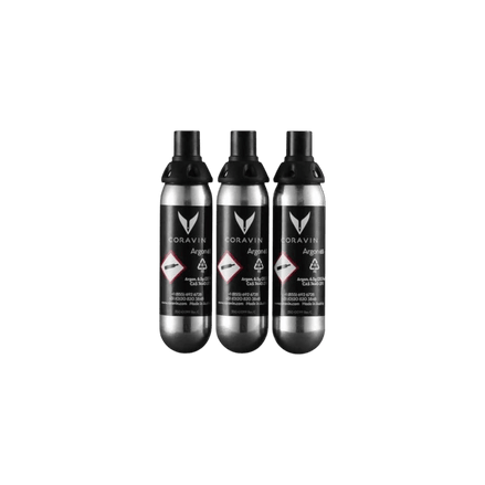 Uveggiando - CORAVIN - Set di 3 Capsule di Gas Argon Puro (21ml)