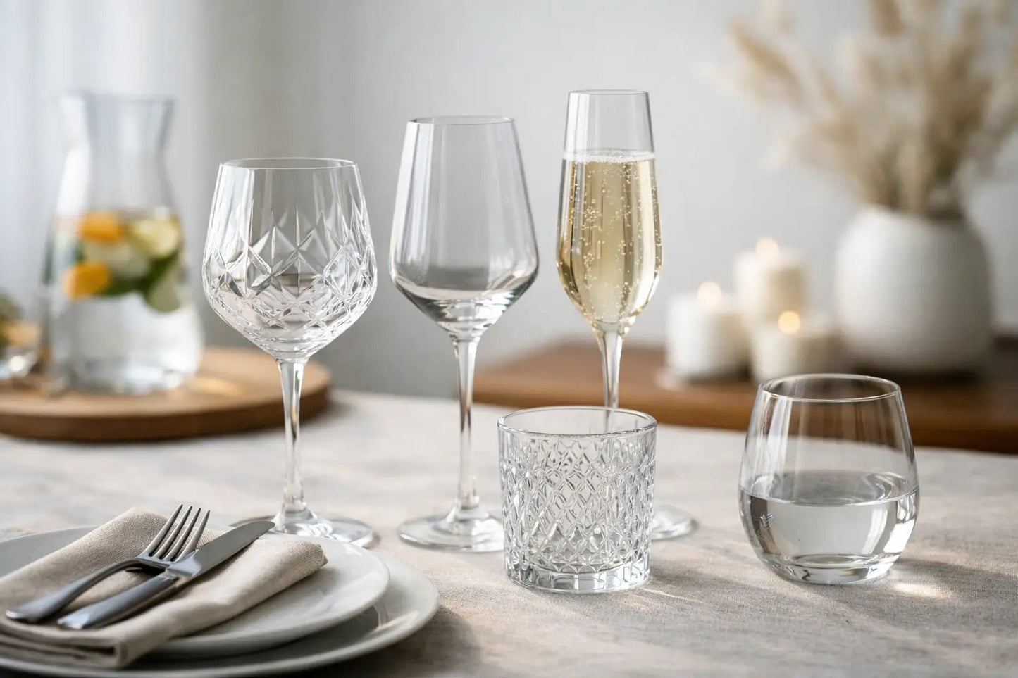 Bicchieri design per la tavola: come sceglierli - Uveggiando