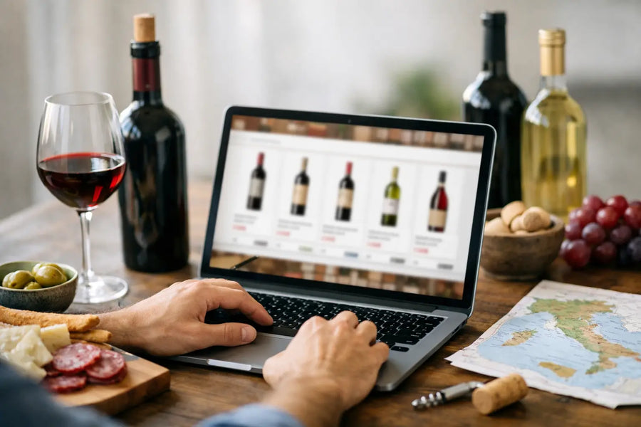 Come scegliere vino italiano online bene