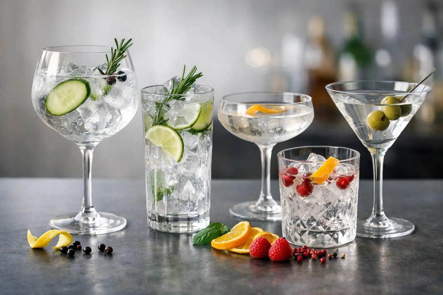 Come scegliere bicchieri per gin con stile - Uveggiando