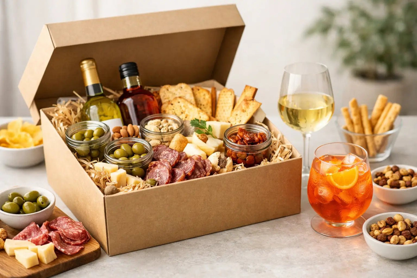 Idee box aperitivo da regalare con stile - Uveggiando