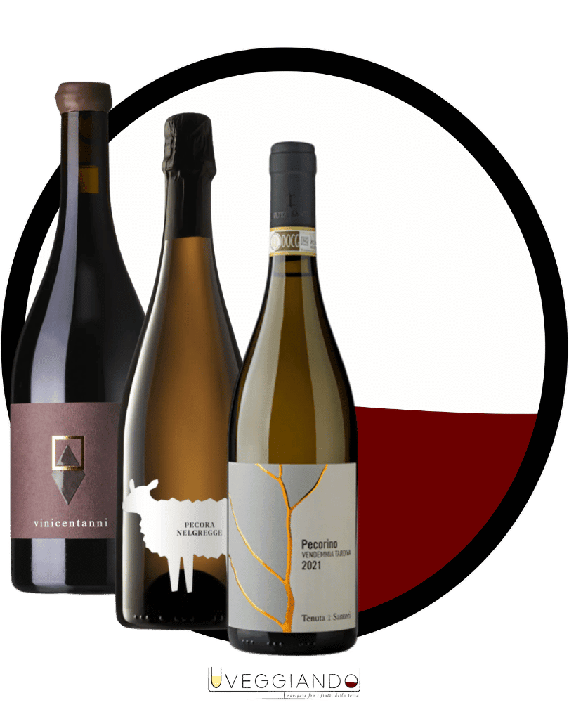 Uveggiando - Box Marche — Rosso, Bianco e Bollicine | 3 Bottiglie del Territorio