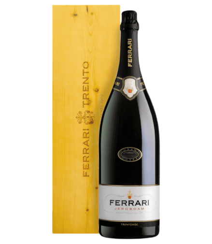 Uveggiando Enoteca Online|Ferrari | Brut Jeroboam In Cassa Legno Trento | Doc