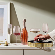 Uveggiando - Round Up Dusty Rose Set of 2 Coupe glasses